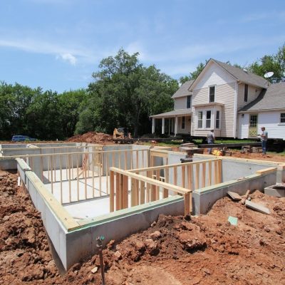 строительство дома фундамент бетон